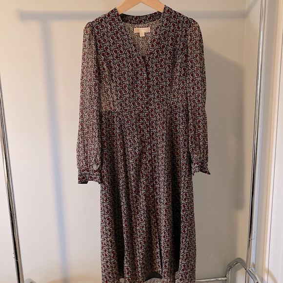 Michael Kors Prairie Paisley Midi Dress - Picture 2 of 3